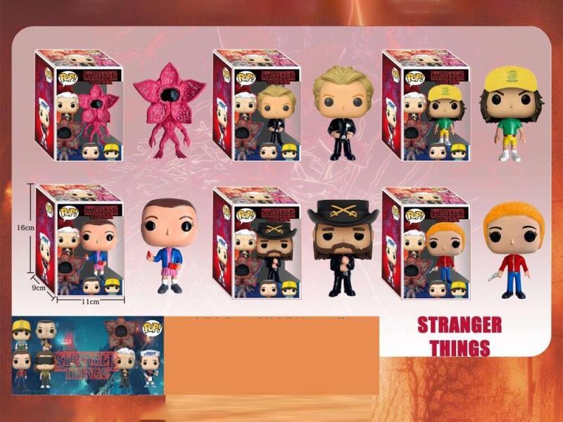 4-Inch Stranger Things POP Single Box Set Of 6 Pieces