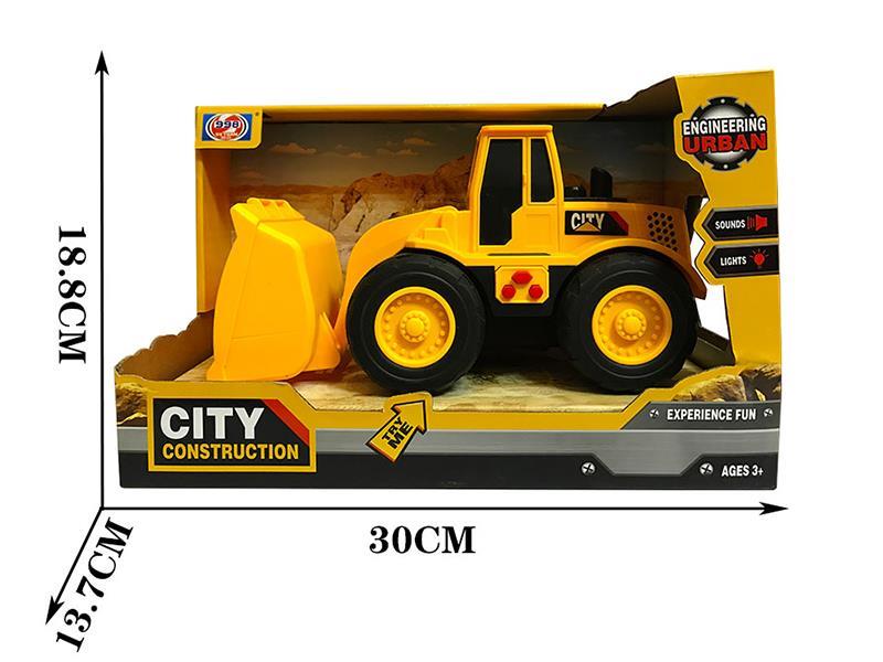 Friction Bulldozer With 3D Light And Music