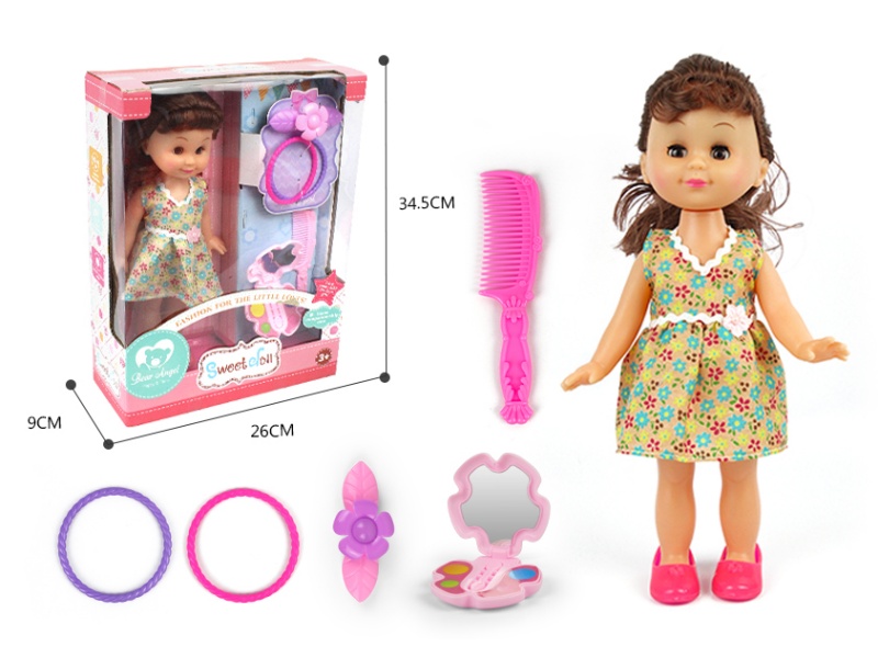 14 Inch Doll + Adornment Toys
