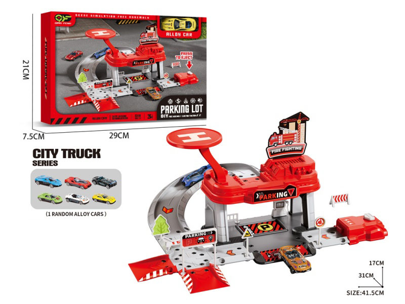 Launch The Parking Lot Red