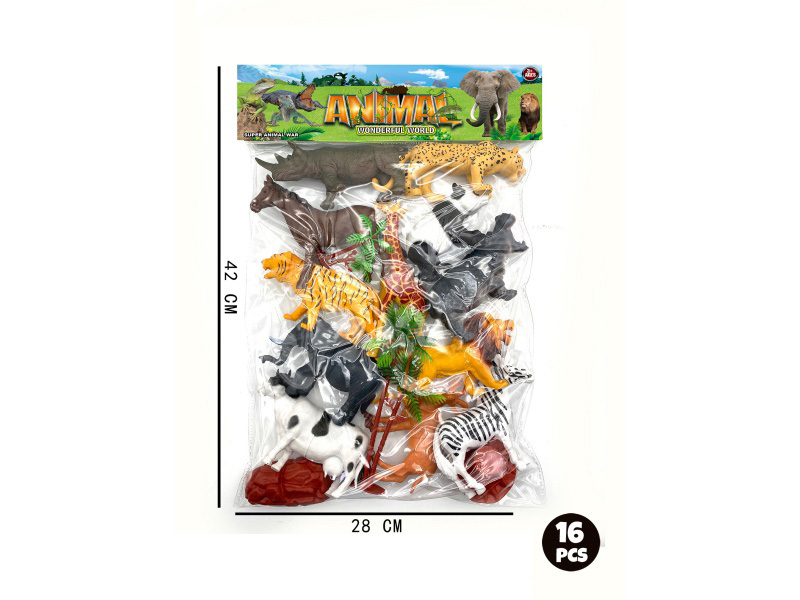 16 Pcs Of Marine Animal Combination