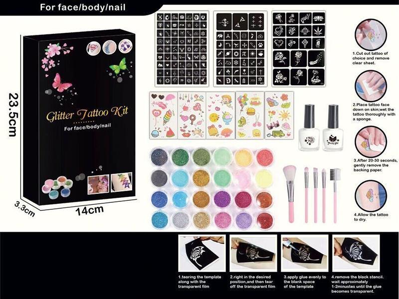 Glitter Tatto Kit