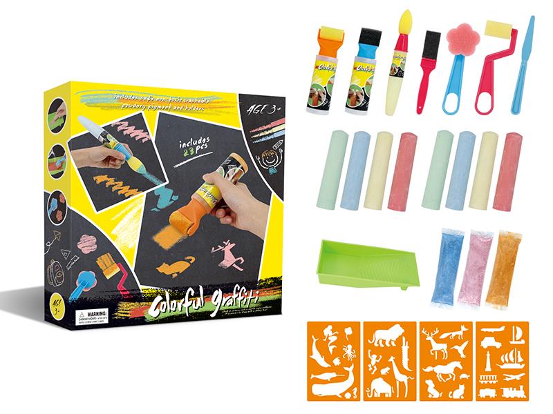 Chalk Colorful Graffiti Set 23pcs