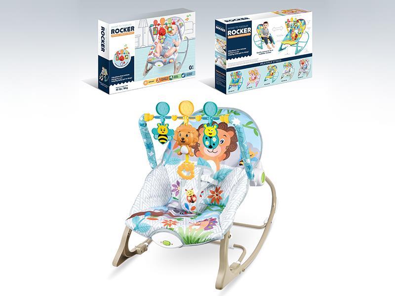 B/O Vibrating Music Baby Rocker