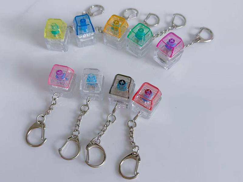 1-Key (PC Keycap) Keyboard Keychain - With Light