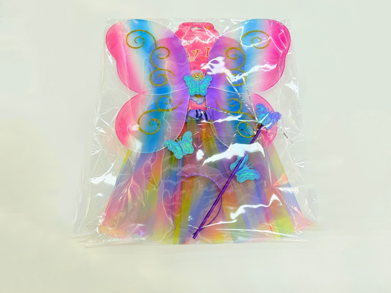 Seven-Color Butterfly Four-Piece Set