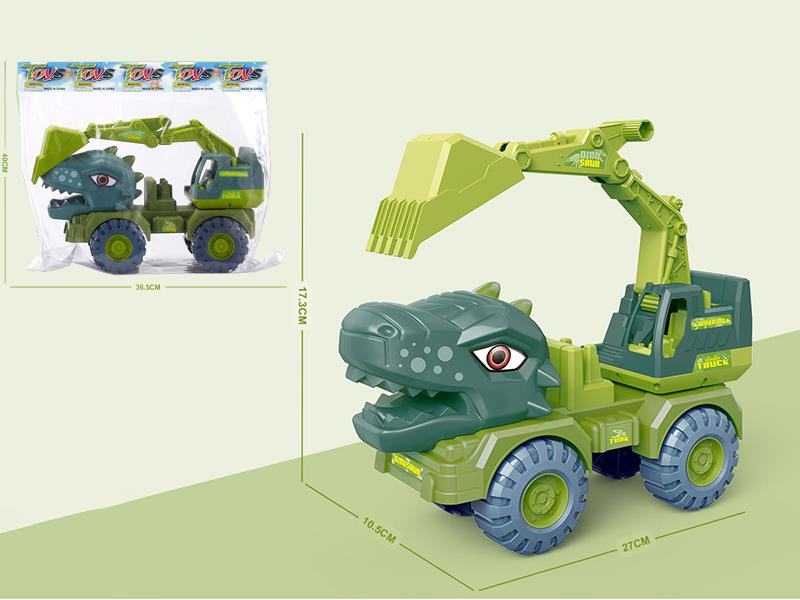 Middle Size Slide Dinosaur Engineering Truck