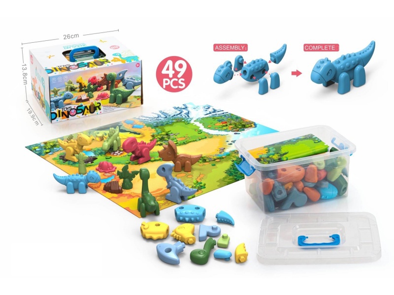 Assemble The Dinosaur Storage Box