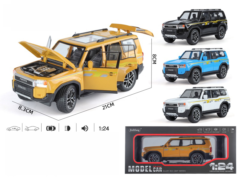 1:24 Prado LC250 Streetcar Version Alloy Car
