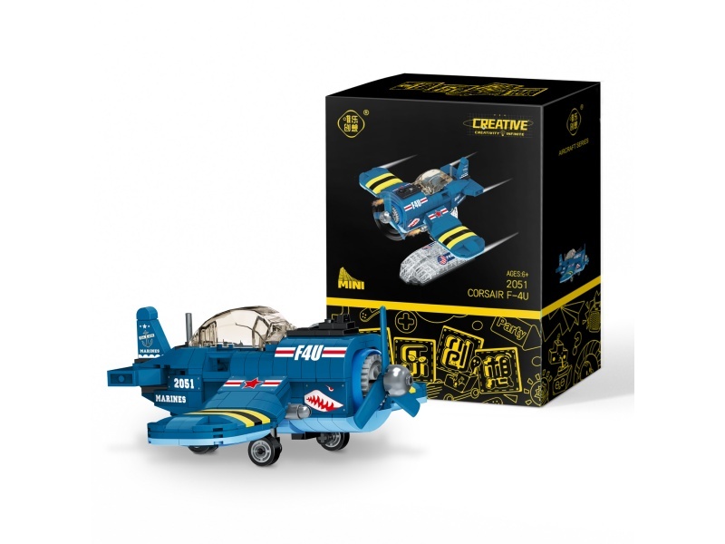 Corsair F-4U Warplane Building Blocks 403PCS