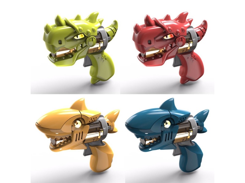 Dinosaur Shark Cartoon Sound And Light Gun