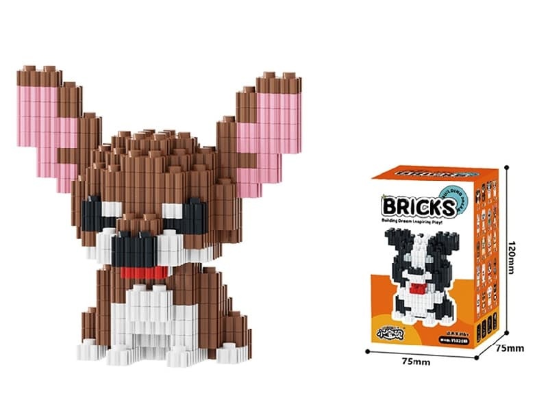 Chihuahua Building Blocks 324Pcs
