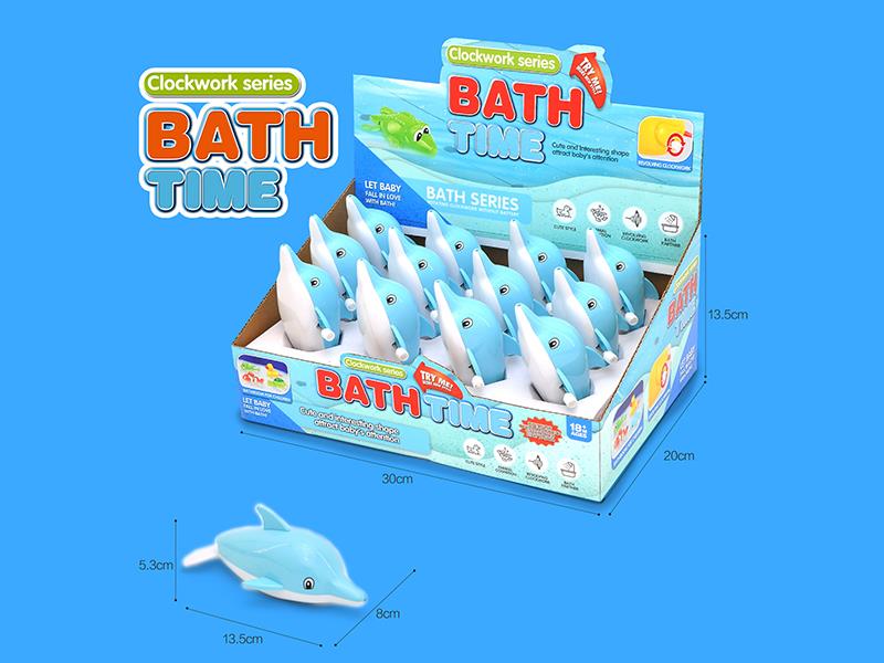 Wind Up Swimming Dolphin Toy 12PCS