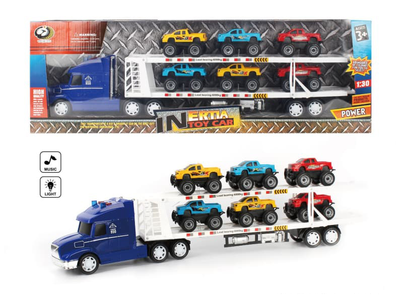 Friction Semi Truck(With Lights And Music)