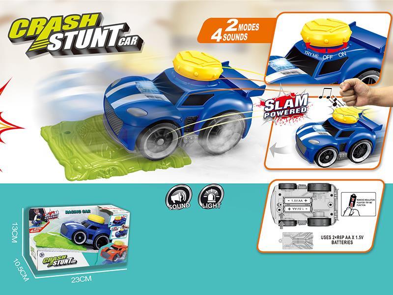 Slam Power Crash Stunt Car Electric Racing Car With Roadblock