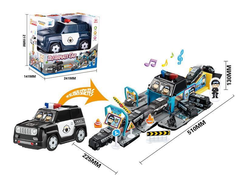 Deformed Scene Track (Police Car)