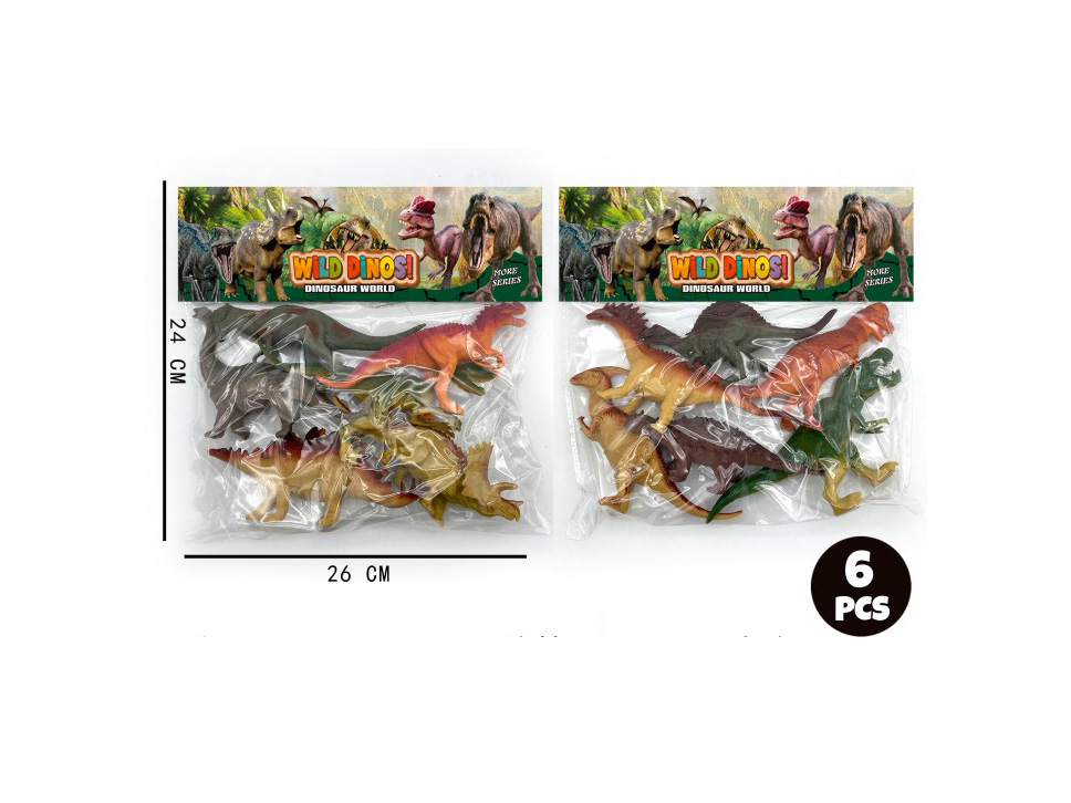 Dinosaur Combination: 6 Pcs