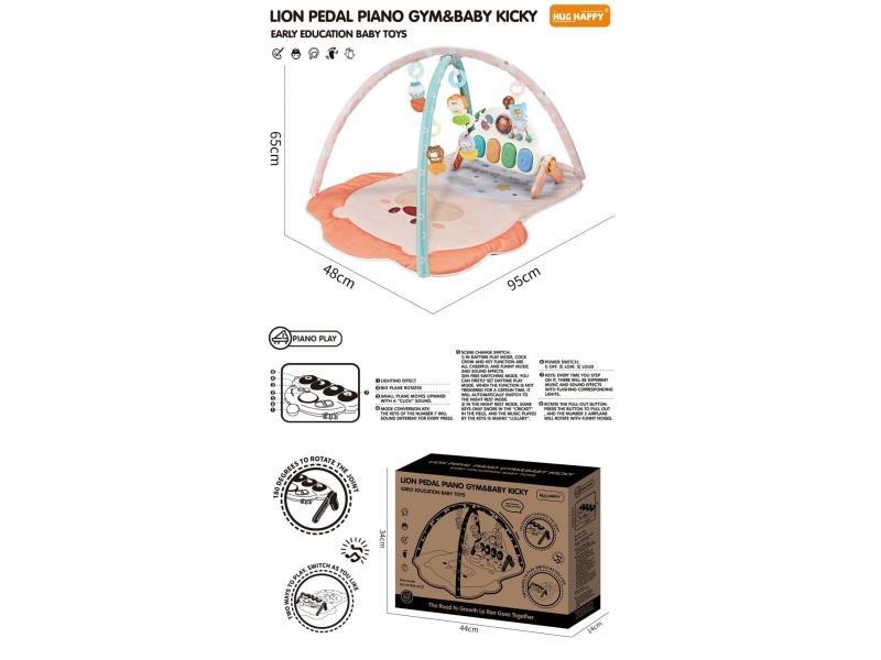 Multi-Functional Baby Fitness Rack (Girls' Version) (Requires 3*1.5V