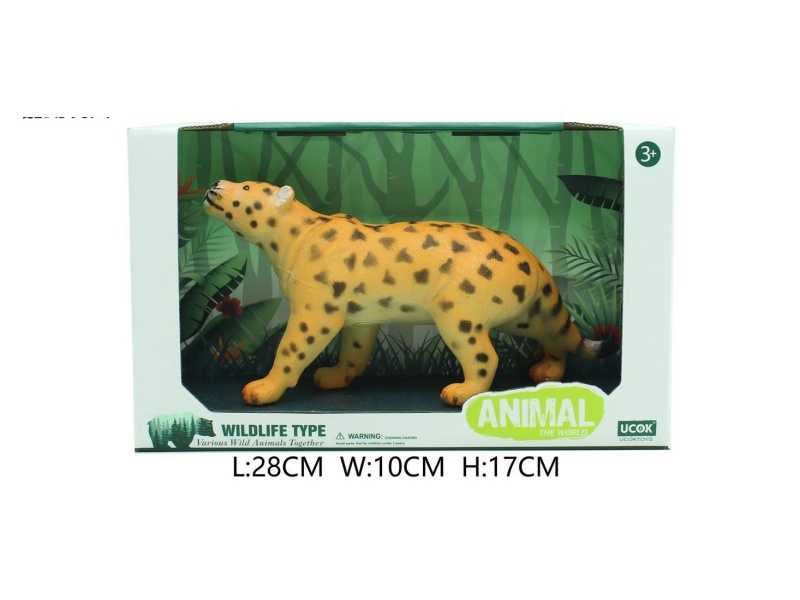 8-Inch Rubber-Lined Cotton Leopard