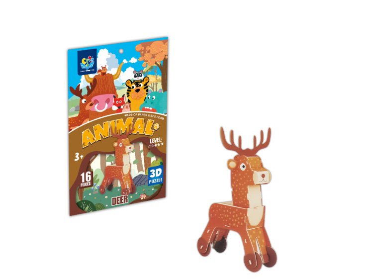 Dimensional Puzzle Of Sika Deer