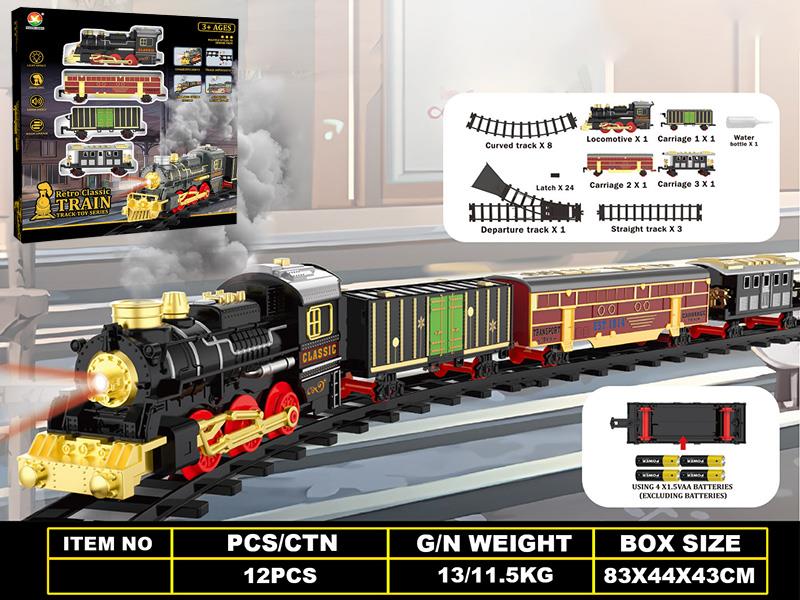 Classical Steam Electric Rail Train Toy