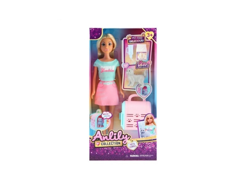 11.5-Inch Solid Doll (Brown Skin Color)