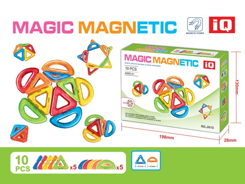 10PCS Magnetic Building Blocks