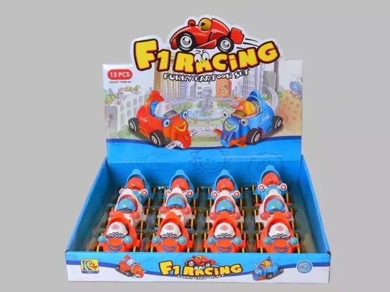 Friction Mini Cartoon Racing Car 12pcs