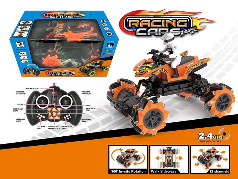 12 Channel Remote Control Stunt Climbing Car With Light And Music