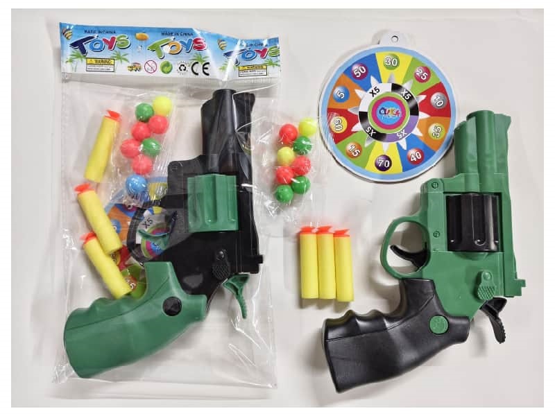 Solid Color EVA. Table Tennis Gun With Target