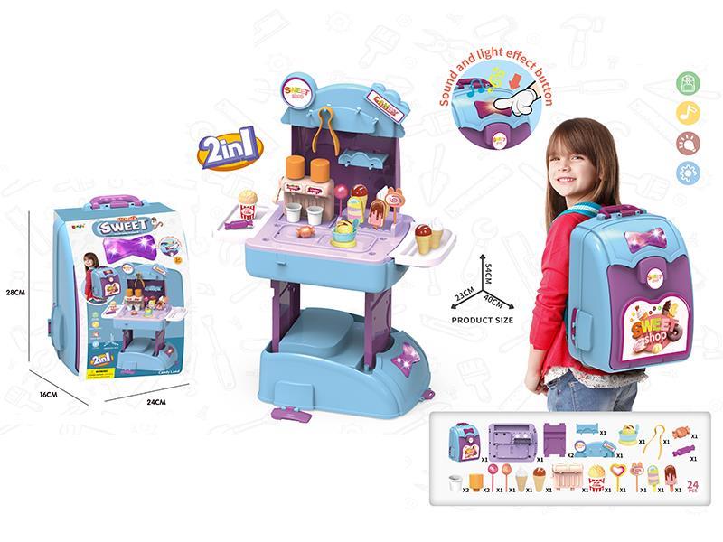 2 In 1 Backpack Candy Land With Sound And Light