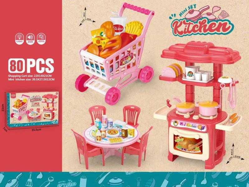 Two In One Shopping Cart / Tableware Table