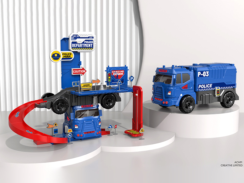 DIY Transformation Track Police Car