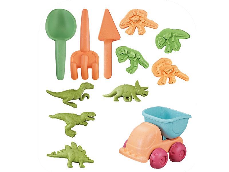 Wheat Materials Beach Toys 8PCS