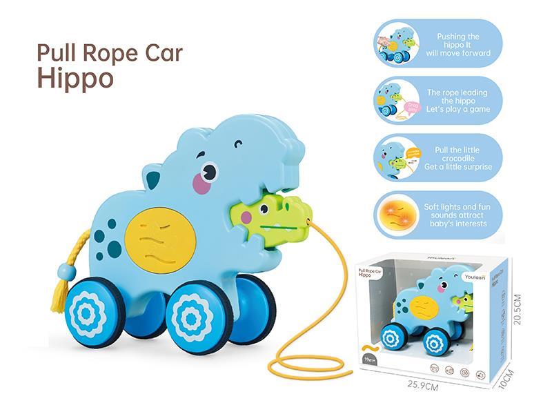 Guided Toddler Pull Rope Car