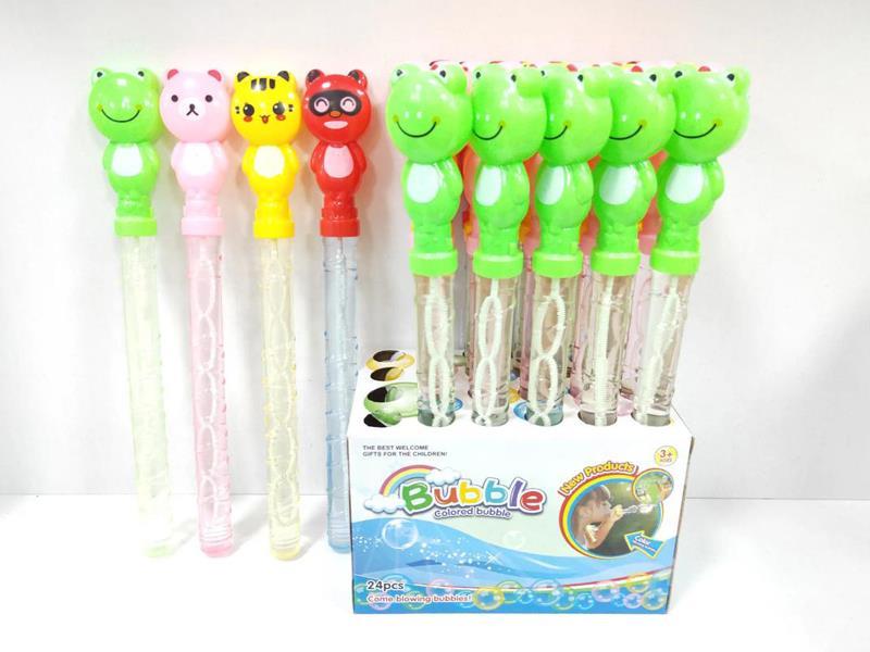 24PCS Frog Bubble Stick