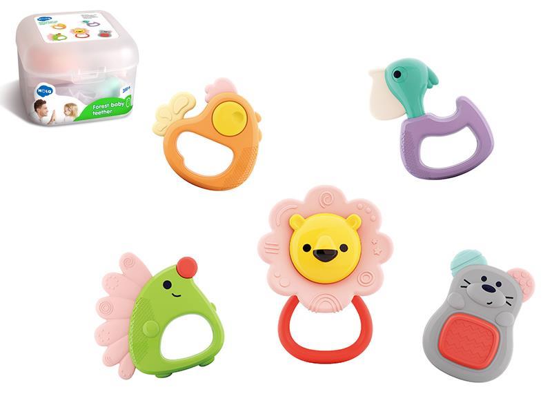 Forest Baby Teether 5pcs