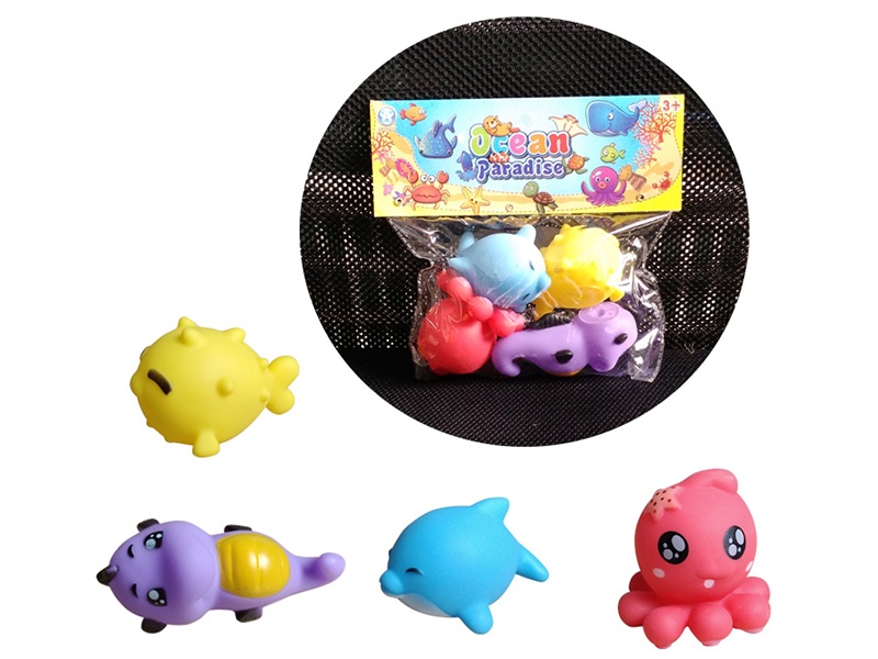 Vinyl Animals Baby Bath Toy