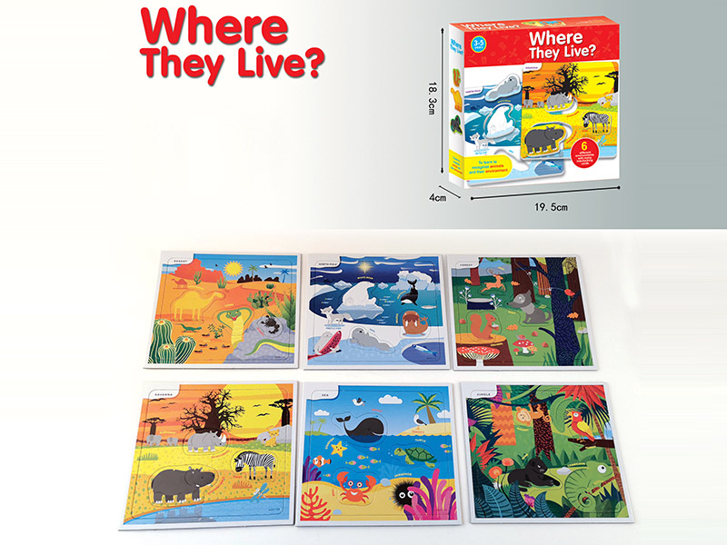 Where They Live Puzzle Game