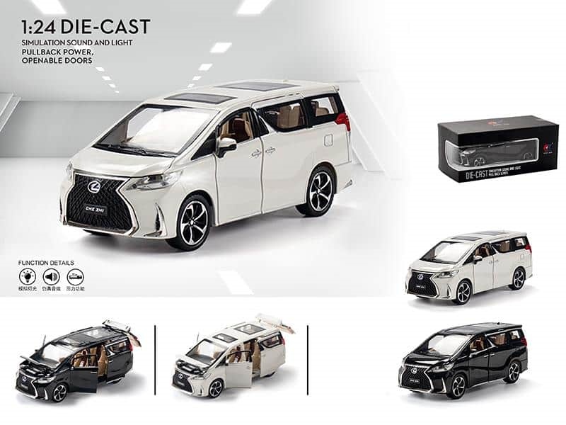 1:24 Lexus LM300 Alloy Car Model