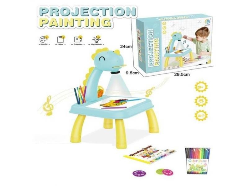 Big Dinosaur Projection (Light Blue)