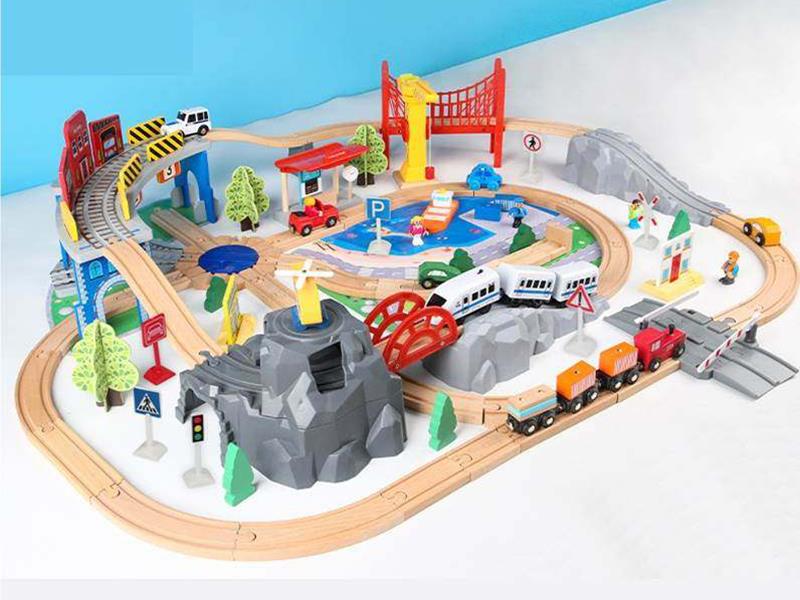 Wooden Puzzle Track Toy