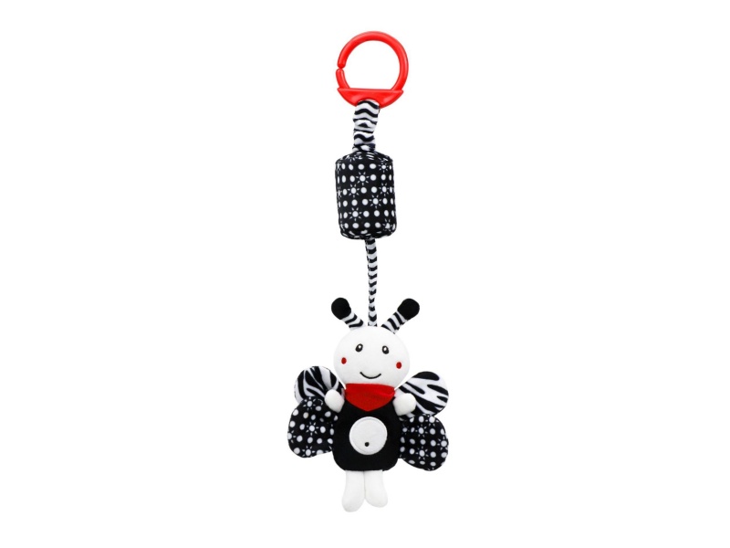 Sound-Emitting Bee Baby Plush Bell Pendant