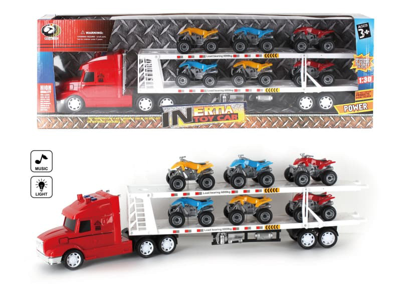 Friction Semi Truck(With Lights And Music)