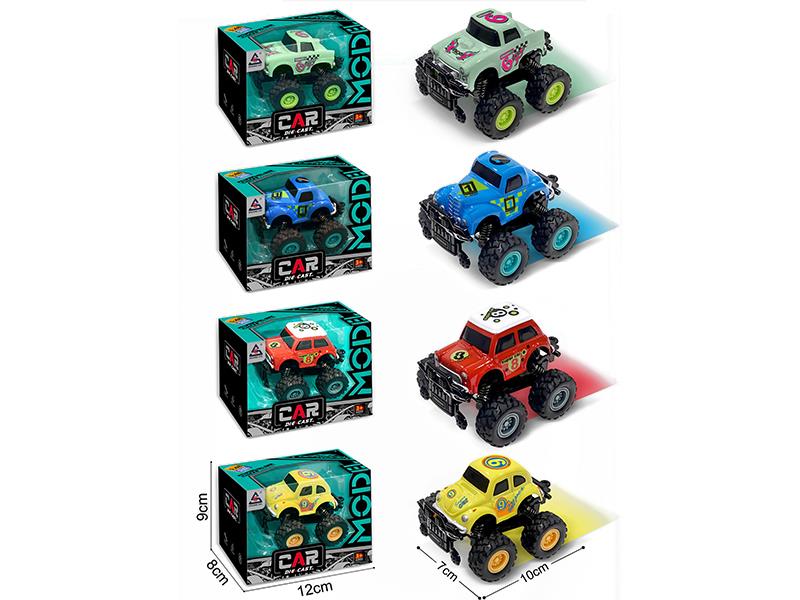 Alloy Vintage Car Stunt Car