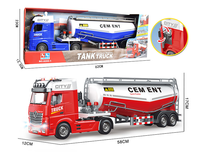 Friction Cement Power Tank Truck