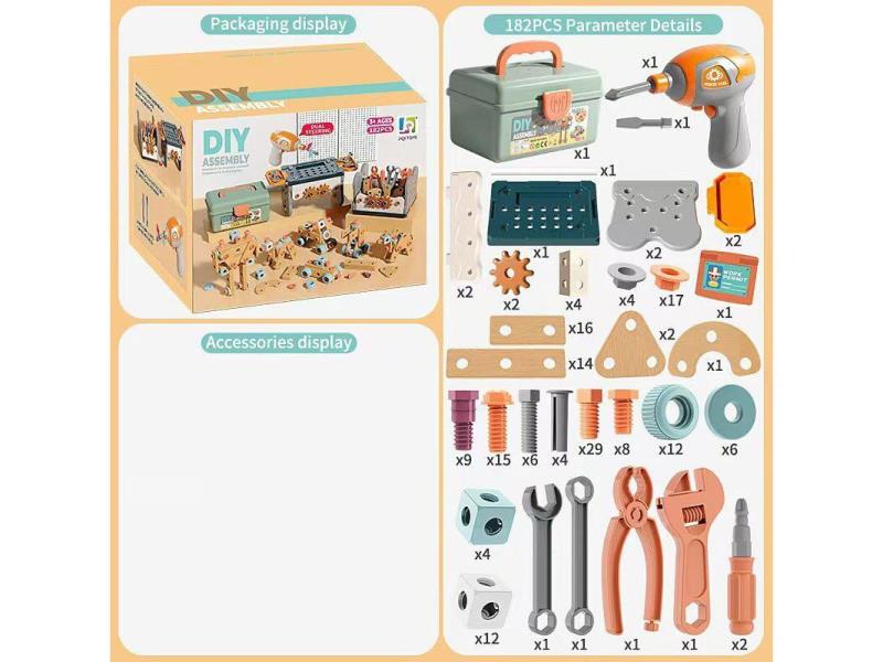 DIY Assembly Tools - 182-Piece Set