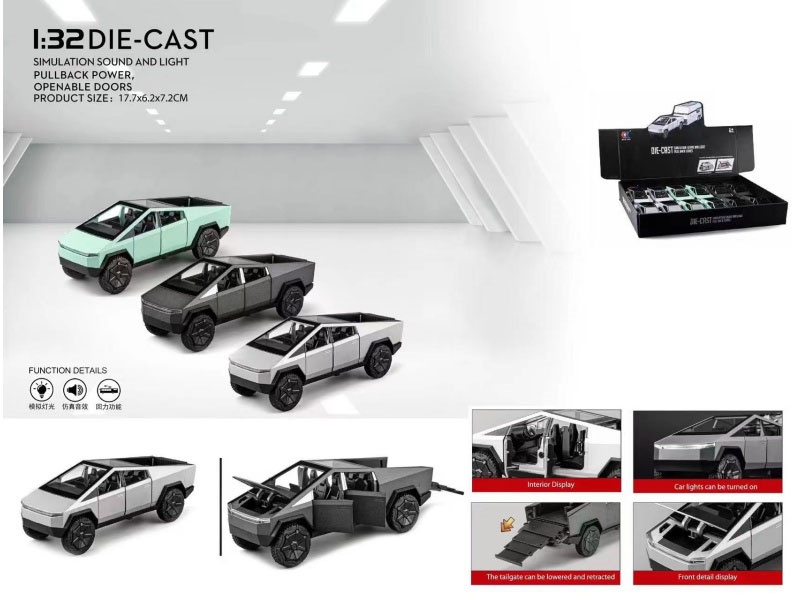 1:32 Tesla Pickup Truck