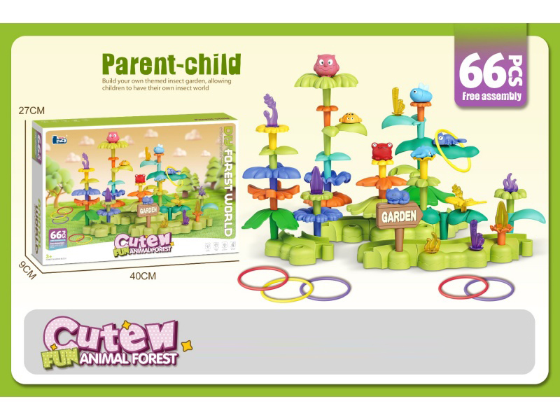 Diy Jungle Flower Arrangement 66 Pieces