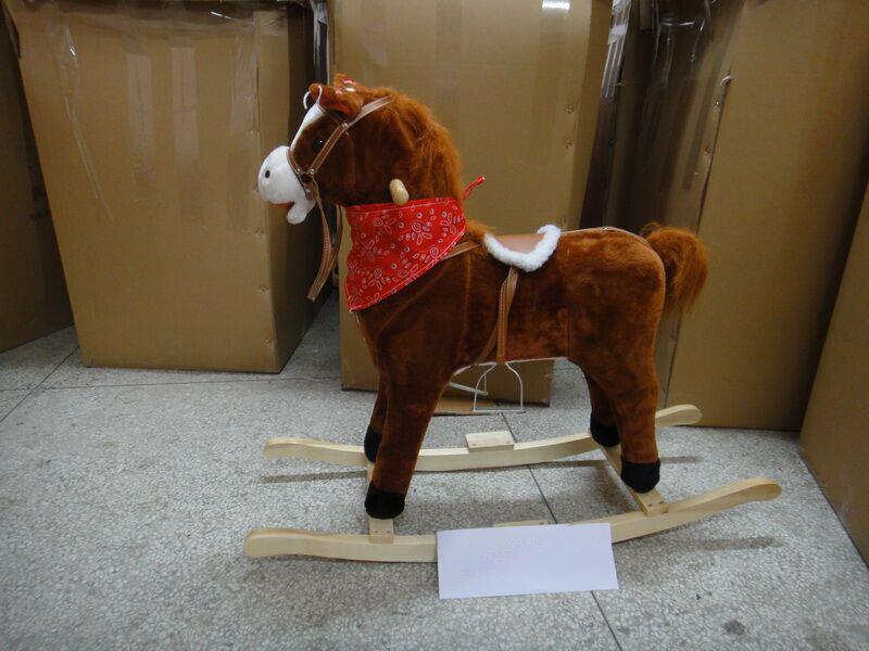 B/O Wooden Rocking Horse With Music, Sound